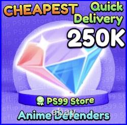 Anime Defenders 250k Gems