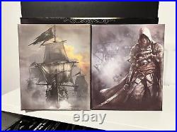 Assassins Creed 4 Black Flag Collectors Black Chest Edition + Statue Xbox 360