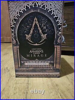 Assassins Creed Mirage Collectors Edition Statue + Brooch Art Book
