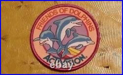 Atari Video Game Vintage 80's Activision Patch Friends of Dolphins