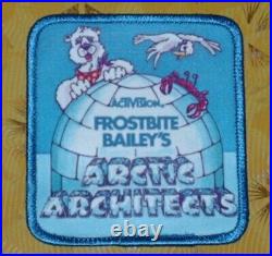 Atari Video Game Vintage 80's Activision Patch Frostbite Arctic Architects