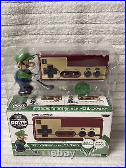 Banpresto Nintendo Prize Collection LUIGI Golf Family Computer Toy SUPER RARE