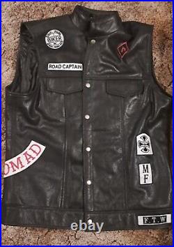 Days Gone Game Deacon St John Leather Vest And 925 Silver Ring And Baseball Cap