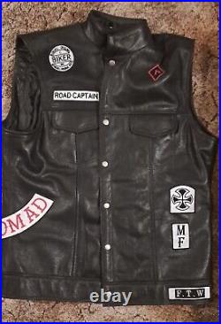 Days Gone Game Deacon St John Leather Vest And 925 Silver Ring And Baseball Cap