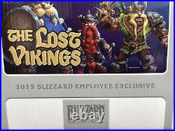 FU Blizzard Employee Exclusive LOST VIKINGS Holiday Gift Statue Figure Set 2015