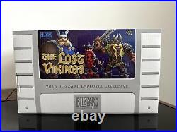 FU Blizzard Employee Exclusive LOST VIKINGS Holiday Gift Statue Figure Set 2015