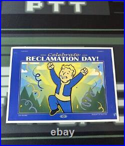 Fallout 76 Postcard Official Promo Item Celebrate Reclamation Day SUPER RARE