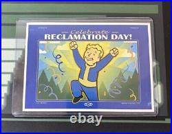 Fallout 76 Postcard Official Promo Item Celebrate Reclamation Day SUPER RARE