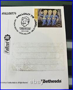 Fallout 76 Postcard Official Promo Item Celebrate Reclamation Day SUPER RARE