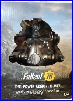 Fallout 76 T-51 Power Armor Helmet Gesture Control Speaker Limited Edition