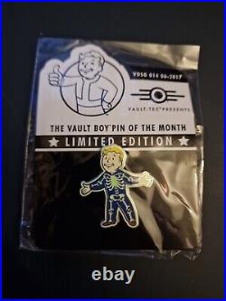 Fallout Vault Boy Pin Of The Month Full Set Of 14 Limited Edition
