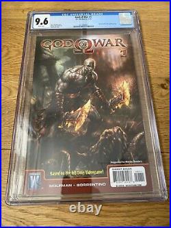 GOD OF WAR 1 9.6 CGC GRADED COMIC BOOK 1st APP KRATOS PLAYSTATION 1st print