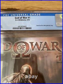 GOD OF WAR 1 9.6 CGC GRADED COMIC BOOK 1st APP KRATOS PLAYSTATION 1st print