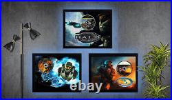 Halo trilogy Gaming Art Display 11 By 14 Frame Disc Included