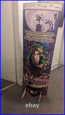 Legend of Zelda Majora Mask Promo Store Official Standee Display N64 / 3DS Rare