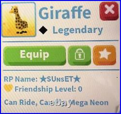 Mega Bat Dragon, Mega Giraffe, Mega Parrot, Adopt Me? Cheapest On eBay
