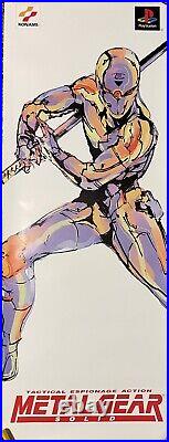 Metal Gear Solid Gray Fox 1998 Official Store Promo Poster 80cm X 30cm Kojima