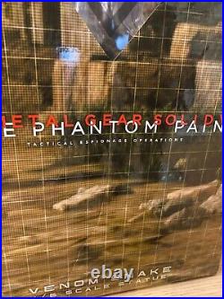Metal Gear Solid V Phantom Pain Venom Snake Gecco Statue with bonus DD puppy