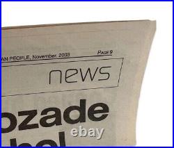 Miss Lara Croft Newspaper Promotional Promo Lucozade 2003 Tomb Raider Rare PS1