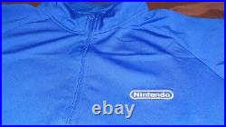Nintendo Employee Owned Blue Pull Over Shirt RARE! LG