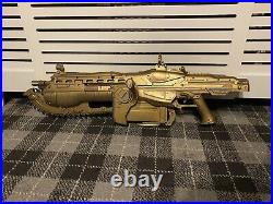 Official NECA Gears of War Golden Chainsaw Lancer 36-Inch Prop Replica