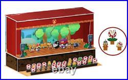 Paper Mario The Thousand Year Door Genuine Buildable Battle Stage & Keyrings New