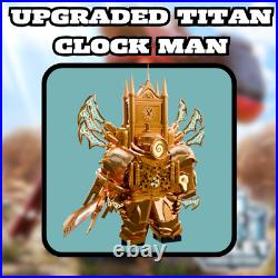 READ DESCRIPTION Upgraded Titan Clock Man Toilet Tower Defense