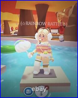 Rainbow Rattle? Only 20 In Game? The Rarest Item In Adopt Me
