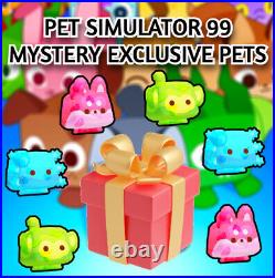 Random Exclusive Pets Bundle Pet Simulator 99 (10x 500x) Bundle Cheapest