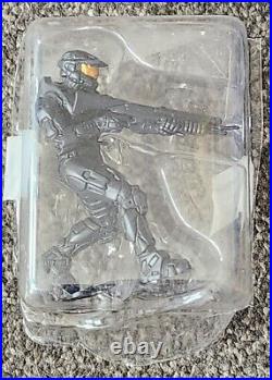 Rare Set of 3 Inc Chase! Halo 3 Master Chief Mini Display Figures Xbox 360 Promo