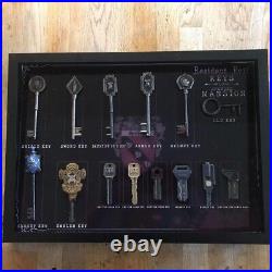 Resident EVIL 1 key collection. Handmade and mounted in a shadow box