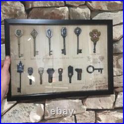 Resident EVIL 1 key collection. Handmade and mounted in a shadow box