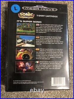 Sega Sonic The Hedgehog Generations Promotional Tshirt New Rare Sealed