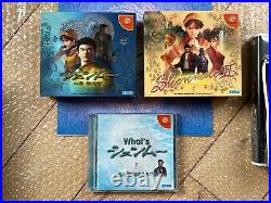 Shenmue Merch Lot Flyers/VHS/Games/Tattoo/Statue/T-Shirt/Bag Sega Dreamcast HTF