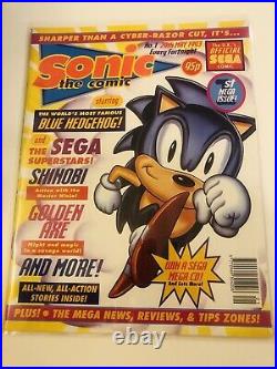 Sonic The Hedgehog Fleetway 1993 Super Rare Number 1 Comic Fantastic Condition