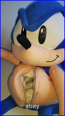 Sonic the Hedgehog Plush Backpack SEGA with Tag