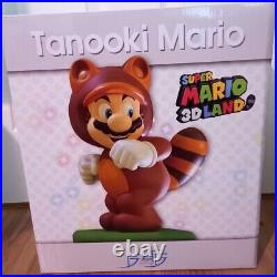 Super Mario Tanooki Statue NEW First 4 Figures Official F4F Rare Complete Boxed