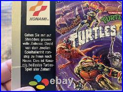 Super Nintendo SNES Turtles In Time Complete German Version Read Description