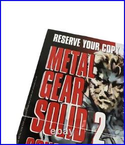 Super Rare Metal Gear Solid 2 Promotional Promo Pre-Release HMV 2002 Snake MGS