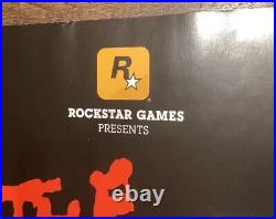 THE WARRIORS Rockstar Games Double Sided 2005 Store Poster Ajax James Remar