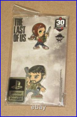 The Last of Us Ellie & Joel Enamel Pin Set ESC Toys Official Limited BNIP Rare