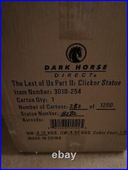 The Last of Us Part II Clicker Statue Dark Horse Figure Limited To 1200