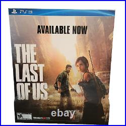 The Last of Us Store Display Sign Playstation 3 PS3 Gamestop