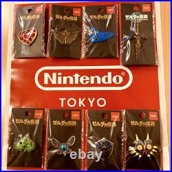 The Legend of Zelda Pins Complete Set of 8 Nintendo Store Japan Limited