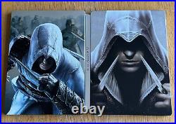 Ultra Rare Assassin's Creed Ezio Altair Steelbook Steel G1 PS3 With Manual