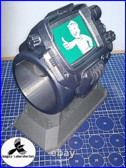 Wearable Fallout Pip Boy 3000 MKIV With Stand Prop Replica 3 4 TV Bare or Painted